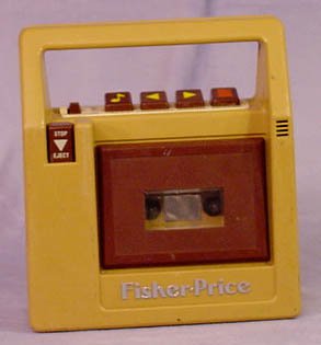 Brown Fisher-Price Tape Recorder